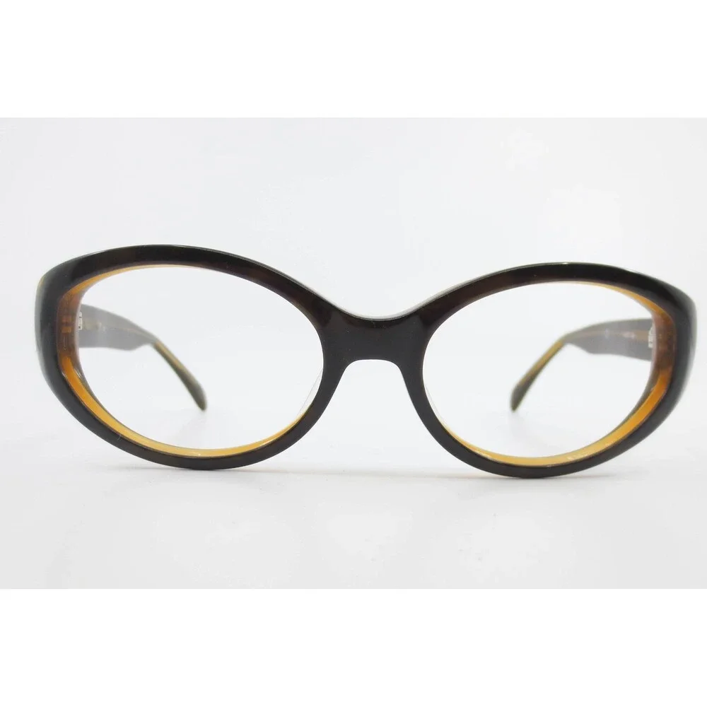 Kate Spade JRTF GN Tortoise Amber Oval Cat Eye Eyeglasses Frames 55-17-135 Brown